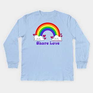 Share Love Kids Long Sleeve T-Shirt